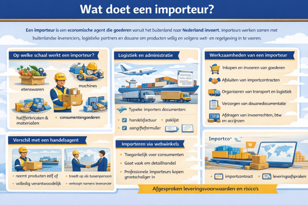 Alles over het beroep importeur Wat doet een importeur